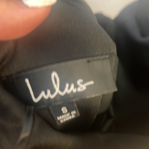 Lulus Black Skater Dress NWT - Picture 3 of 4